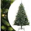 Image de Arbre De Noël Artificiel En Silicone Flexible 300 Leds 240 Cm Vidaxl