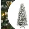 Image de Vidaxl sapin artificiel avec 300 led avec support blanc 240 cm