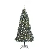 Image de Vidaxl arbre artificiel pré-éclairé avec ensemble de boules