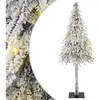 Image de Vidaxl sapin avec 300 led blanc 210 cm pe et acier