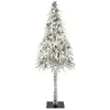 Image de Vidaxl sapin avec 300 led blanc 210 cm pe et acier