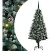 Image de Vidaxl sapin artificiel vert 180 cm pvc, acier et plastique