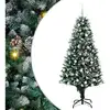 Image de Vidaxl sapin artificiel vert 180 cm pvc, acier et plastique