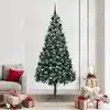 Image de Sapin De Noël Artificiel Vert 210 Cm Pvc, Acier Et Plastique Vidaxl