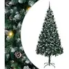 Image de Vidaxl sapin artificiel vert 210 cm pvc, acier et plastique