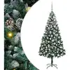 Image de Vidaxl sapin artificiel vert 210 cm pvc, acier et plastique