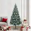 Image de Sapin De Noël Artificiel Vert 210 Cm Pvc, Acier Et Plastique Vidaxl