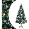 Image de Vidaxl sapin artificiel vert 210 cm pvc, acier et plastique