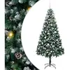 Image de Vidaxl sapin artificiel vert 210 cm pvc, acier et plastique