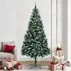 Image de Sapin De Noël Artificiel Vert 240 Cm Pvc, Acier Et Plastique Vidaxl