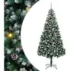 Image de Vidaxl sapin artificiel vert 240 cm pvc, acier et plastique