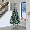 Image de Sapin De Noël Artificiel Vert 240 Cm Pvc, Acier Et Plastique Vidaxl