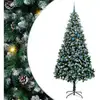 Image de Vidaxl sapin artificiel vert 240 cm pvc, acier et plastique