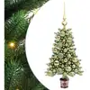 Image de Vidaxl sapin avec 150 led avec support vert 65 cm pe