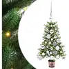 Image de Vidaxl sapin avec 150 led avec support vert 65 cm pe