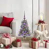Image de Sapin De Noël Avec 150 Led Avec Support Vert 65 Cm Pe Vidaxl