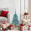 Image de Sapin De Noël Avec 150 Led Avec Support Vert 65 Cm Pe Vidaxl