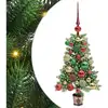 Image de Vidaxl sapin avec 150 led avec support vert 65 cm pe