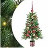 Image de Vidaxl sapin avec 150 led avec support vert 90 cm pe