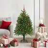 Image de Sapin De Noël Avec 150 Led Avec Support Vert 120 Cm Pe Vidaxl