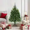 Image de Sapin De Noël Avec 150 Led Avec Support Vert 120 Cm Pe Vidaxl