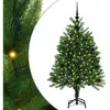 Image de Vidaxl sapin avec 150 led avec support vert 120 cm pe