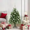 Image de Sapin De Noël Avec 150 Led Avec Support Vert 120 Cm Pe Vidaxl
