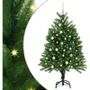 Image de Vidaxl sapin avec 150 led avec support vert 120 cm pe