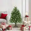 Image de Sapin De Noël Avec 150 Led Avec Support Vert 120 Cm Pe Vidaxl
