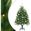 Image de Vidaxl sapin avec 150 led avec support vert 120 cm pe