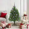Image de Sapin De Noël Avec 150 Led Avec Support Vert 120 Cm Pe Vidaxl