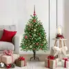 Image de Sapin De Noël Avec 150 Led Avec Support Vert 120 Cm Pe Vidaxl