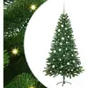 Image de Vidaxl sapin avec 150 led avec support vert 150 cm pe