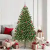 Image de Sapin De Noël Avec 300 Led Avec Support Vert 180 Cm Pe Vidaxl