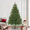 Image de Sapin De Noël Avec 300 Led Avec Support Vert 210 Cm Pe Vidaxl