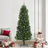 Image de Sapin De Noël Avec 300 Led Avec Support Vert 240 Cm Pe Vidaxl