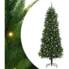 Image de Vidaxl sapin avec 300 led avec support vert 240 cm pe