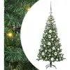 Image de Vidaxl sapin avec 150 led avec support vert 120 cm pvc