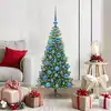 Image de Sapin De Noël Vert 120 Cm Pvc Vidaxl