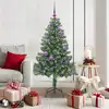 Image de Sapin De Noël Avec 150 Led Avec Support Vert 150 Cm Pvc Vidaxl