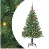 Image de Vidaxl sapin avec 150 led avec support vert 150 cm pvc