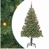 Image de Vidaxl sapin avec 300 led avec support vert 180 cm pvc