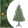 Image de Vidaxl sapin avec 300 led avec support vert 180 cm pvc