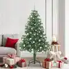 Image de Sapin De Noël Avec 300 Led Avec Support Vert 180 Cm Pvc Vidaxl