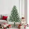 Image de Sapin De Noël Avec 300 Led Avec Support Vert 180 Cm Pvc Vidaxl