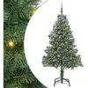 Image de Vidaxl sapin avec 300 led avec support vert 180 cm pvc