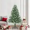 Image de Sapin De Noël Avec 300 Led Avec Support Vert 210 Cm Pvc Vidaxl