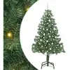 Image de Vidaxl sapin avec 300 led avec support vert 210 cm pvc