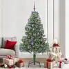 Image de Sapin De Noël Avec 300 Led Avec Support Vert 210 Cm Pvc Vidaxl