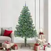 Image de Sapin De Noël Avec 300 Led Avec Support Vert 210 Cm Pvc Vidaxl